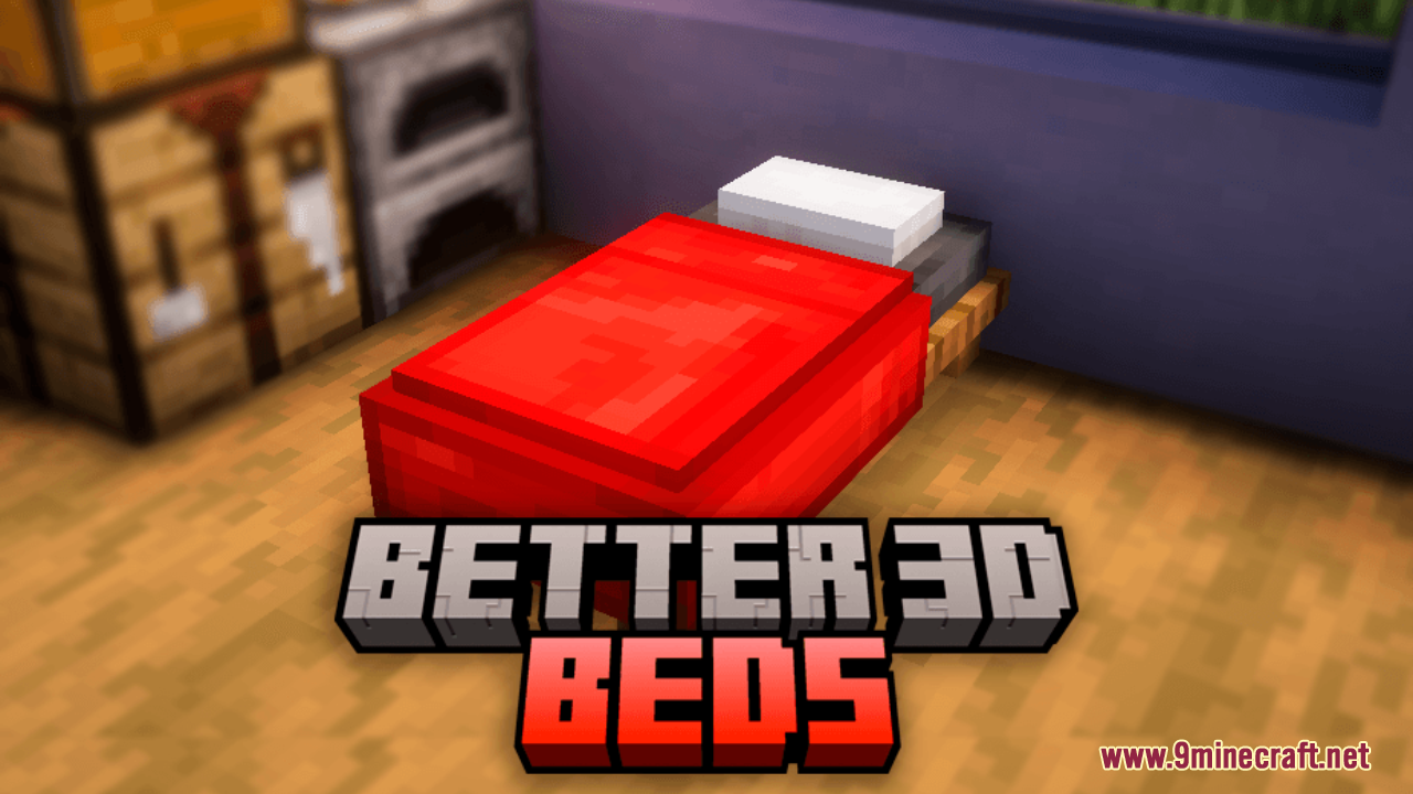 Better 3D Beds Resource Pack (1.21.1, 1.20.1) - Texture Pack 1