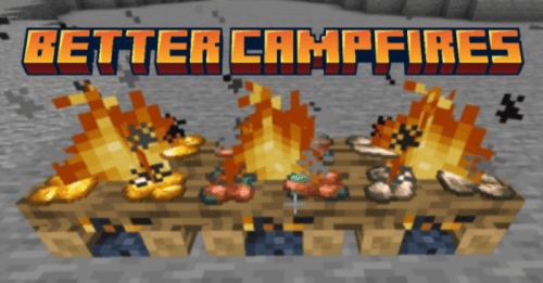 Better Campfires Addon (1.21, 1.20) – MCPE/Bedrock Mod Thumbnail