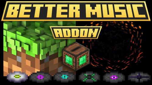 Better Music Addon (1.21) – MCPE/Bedrock Mod Thumbnail