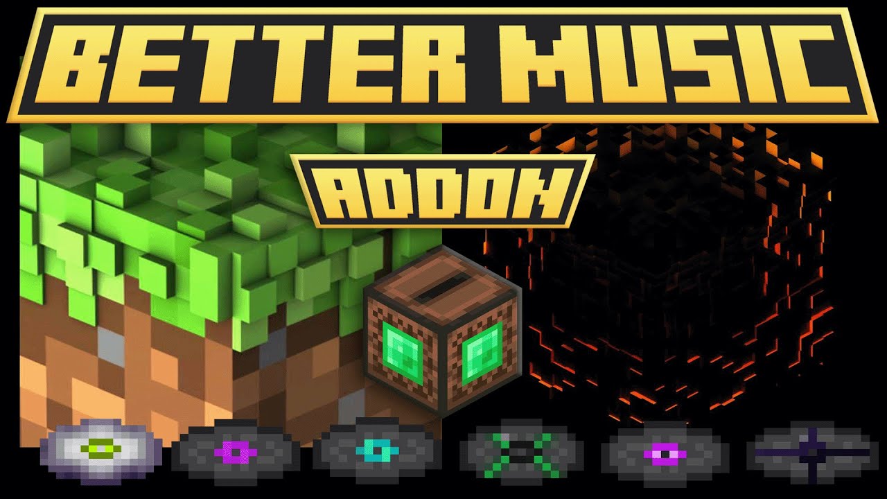 Better Music Addon (1.21) - MCPE/Bedrock Mod 1