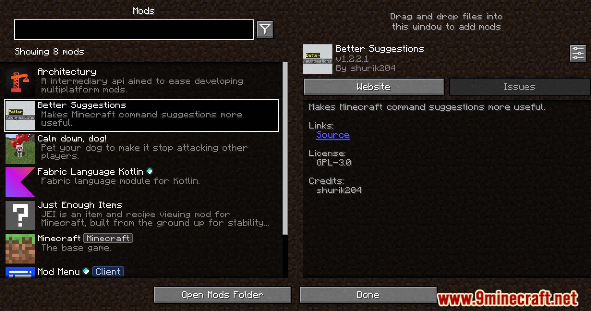 Better Suggestions Mod (1.21, 1.20.6) - Streamlined Command Interface In Minecraft 2