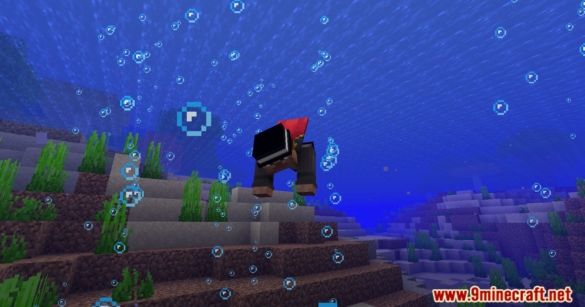 Blocky Bubbles Mod (1.21.1, 1.20.1) - Fast Bubbles For Java Edition 5