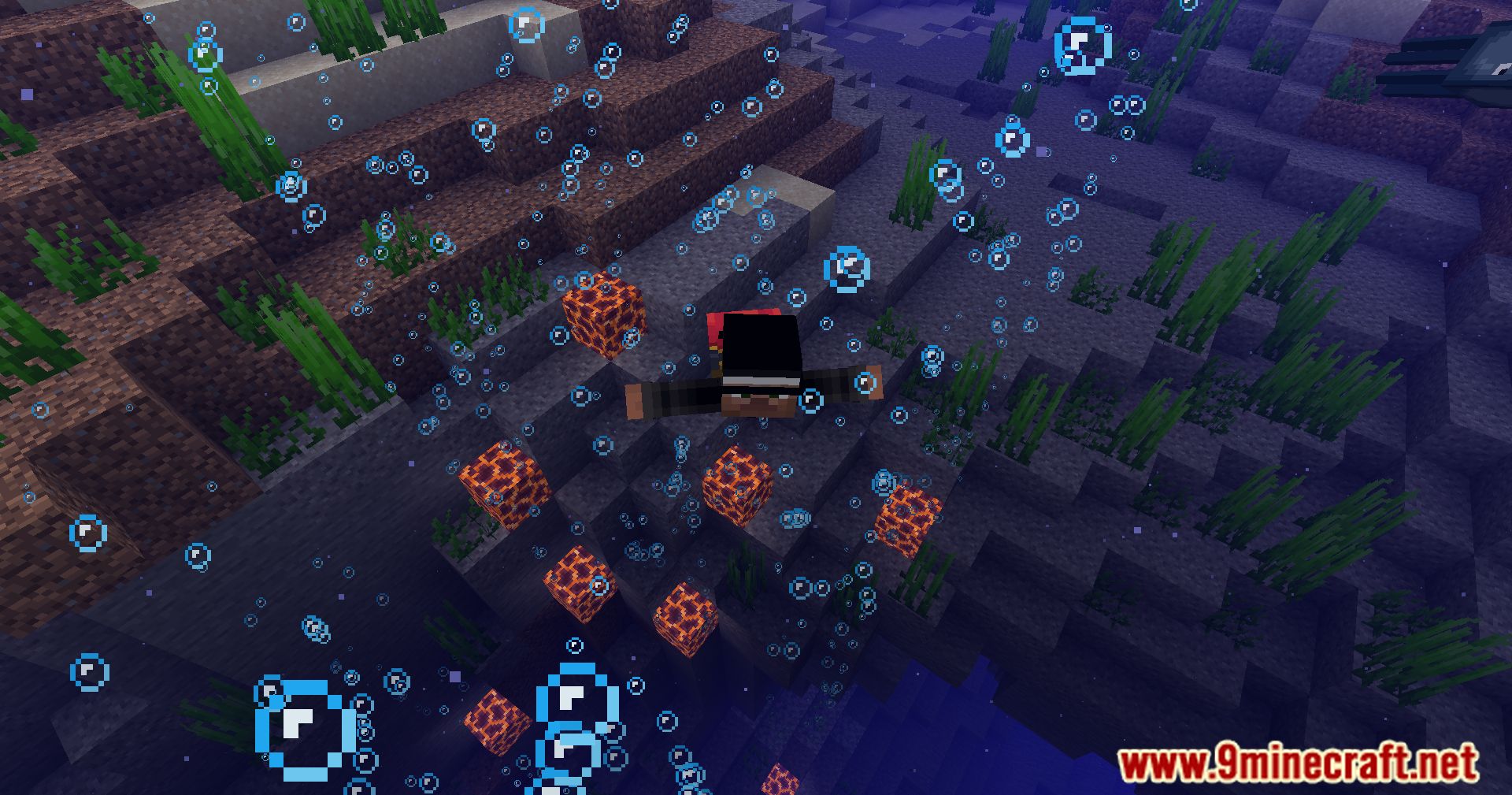 Blocky Bubbles Mod (1.21.1, 1.20.1) - Fast Bubbles For Java Edition 6