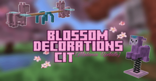 Blossom Decorations CIT Addon (1.21) – MCPE/Bedrock Mod Thumbnail