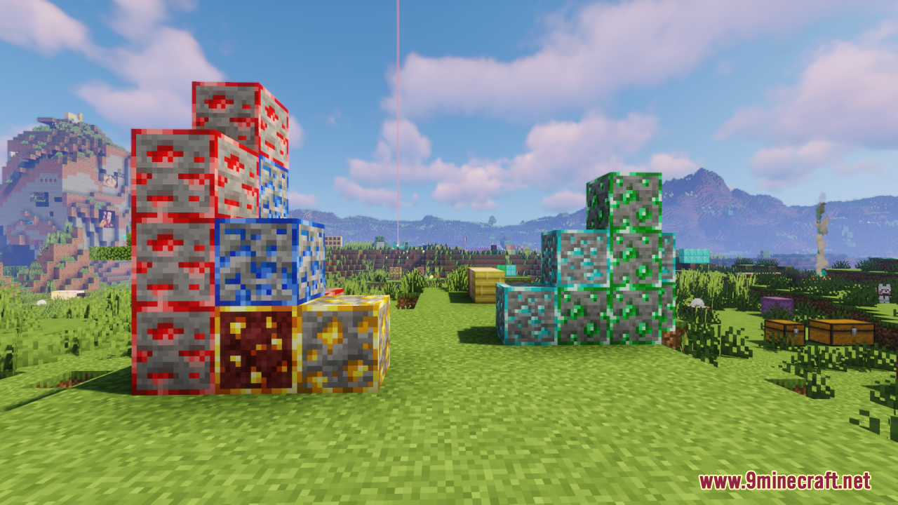 Bright Ores Resource Pack (1.21.1, 1.20.1) - Texture Pack 5