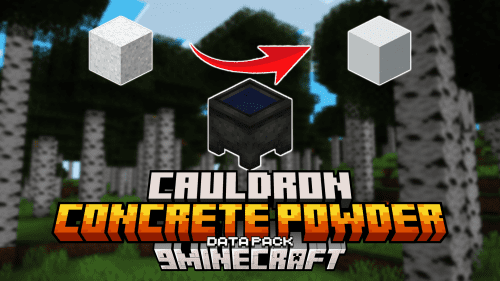 Cauldron Concrete Powder Data Pack (1.21.1, 1.20.1) – Simplify Your Concrete Crafting Thumbnail