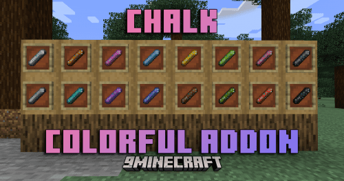 Chalk Colorful Addon Mod (1.21, 1.20.6) – Introducing A Wide Range Of Colored Chalks Thumbnail