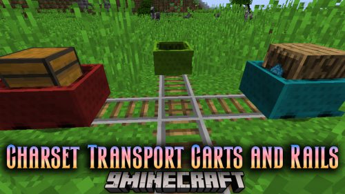Charset Transport Carts and Rails Mod (1.12.2) – Small Expansions for The Iron Traveller Thumbnail