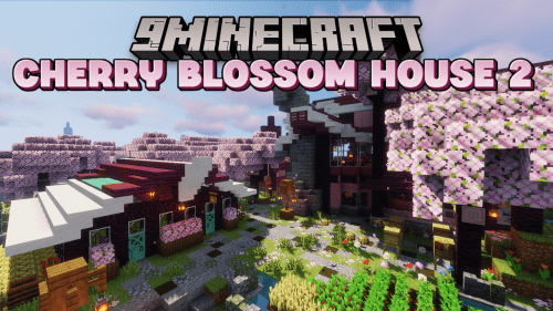 Cherry Blossom House 2 Map (1.21.1, 1.20.1) – Cozy Living Space Thumbnail