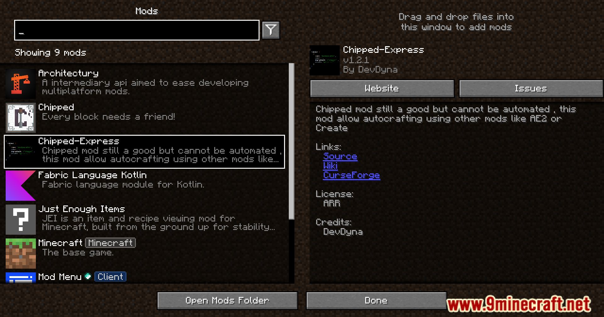 Chipped Express Mod (1.21, 1.20.6) - Automate Your Chipped Creations 2