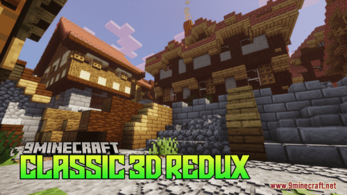 Classic 3D Redux Resource Pack (1.21.1, 1.20.1) – Texture Pack Thumbnail