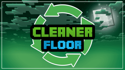 Cleaner Floor Addon (1.21) – MCPE/Bedrock Mod Thumbnail