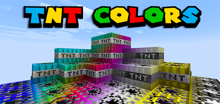 Colorful TNTs Addon (1.21) - MCPE/Bedrock Mod 1