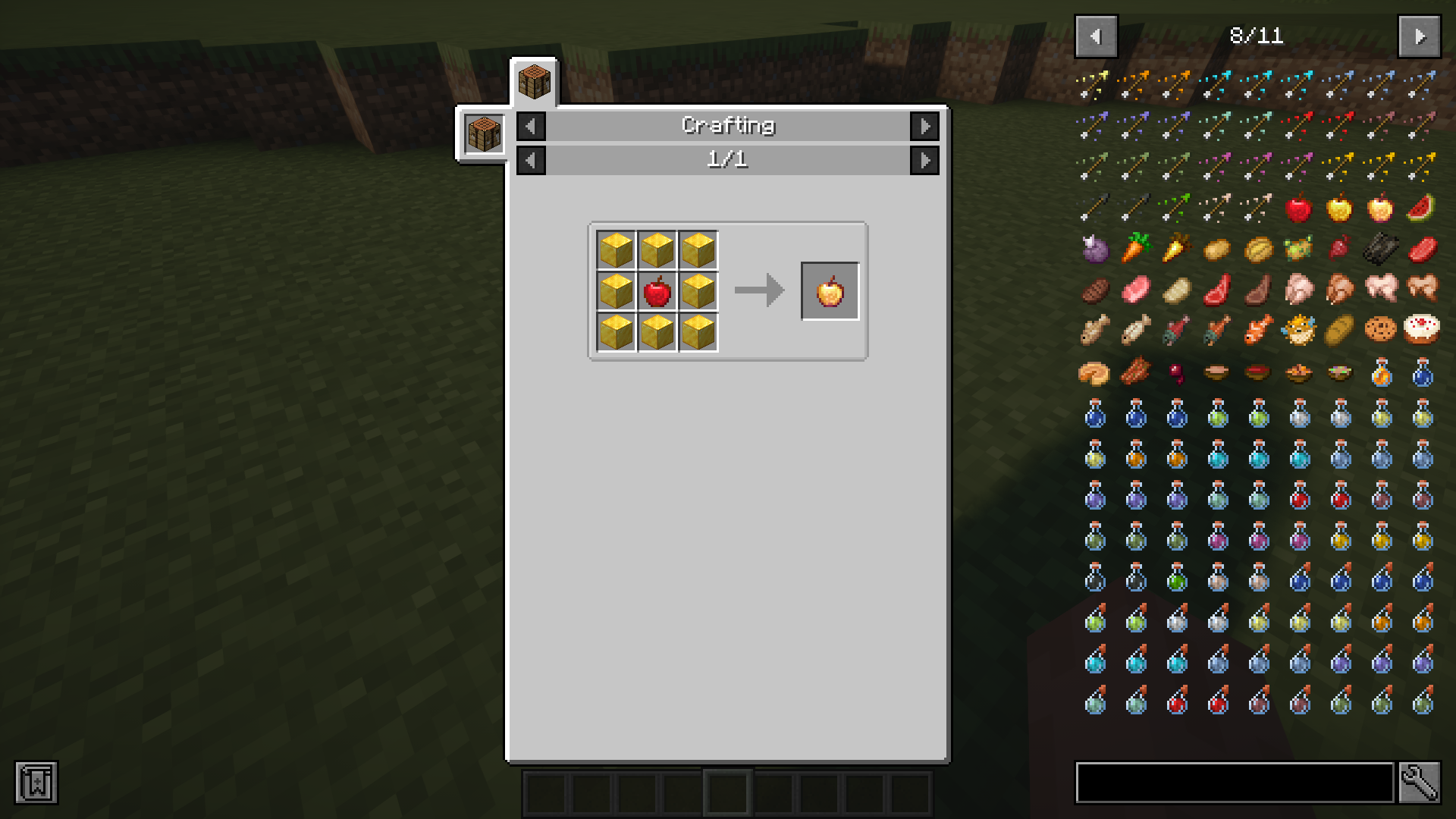 Craftable Notch Apple Mod (1.21.1, 1.20.1) - Makes Enchanted Golden Apple Craftable 2