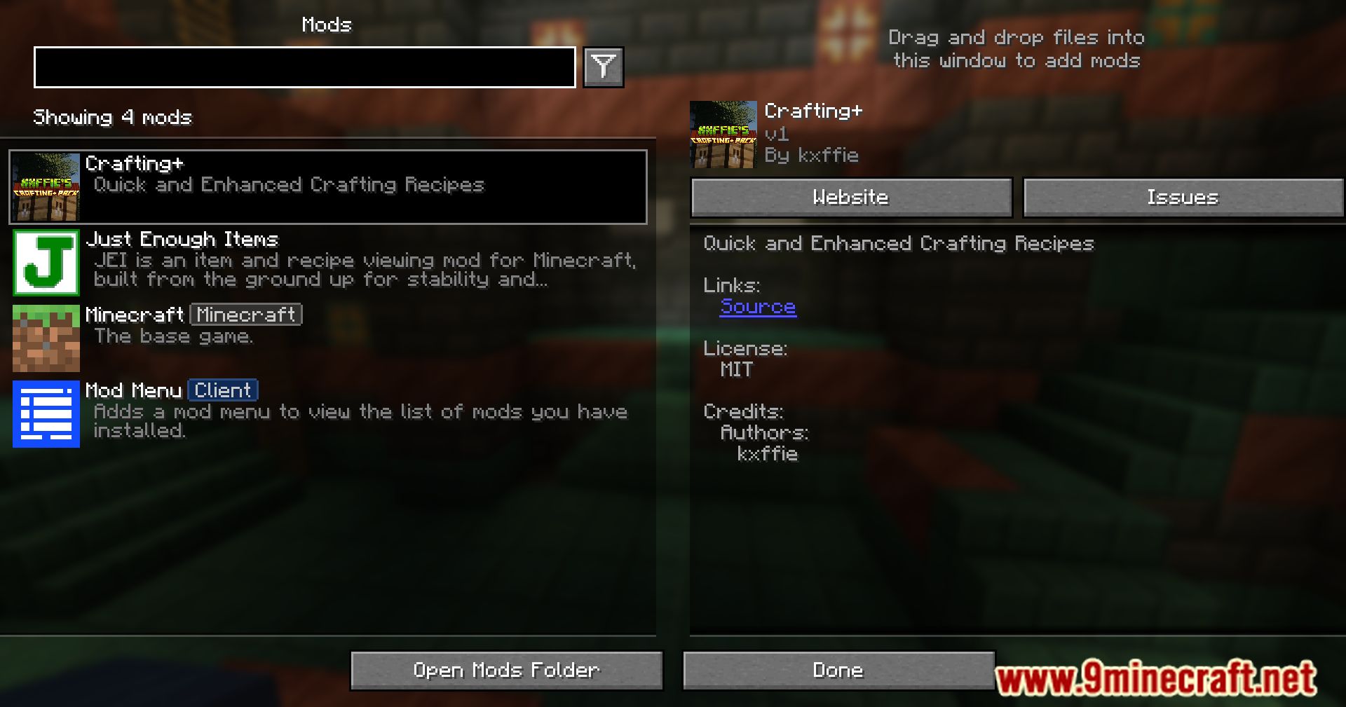 Crafting Plus Mod (1.21.1, 1.20.1) - Quick Crafting Recipes 2