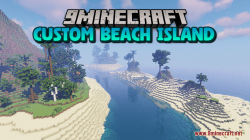 Custom Beach Island Map (1.21.1, 1.20.1) – Survival Friendly Thumbnail