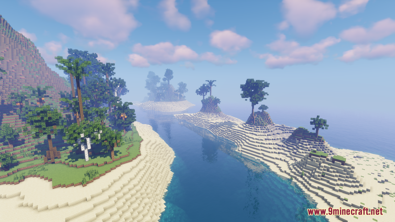 Custom Beach Island Map (1.21.1, 1.20.1) - Survival Friendly 8