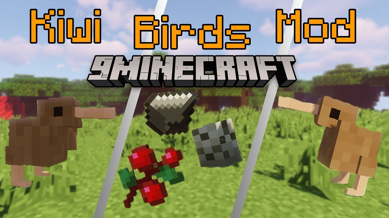 Cute Kiwi Birds Mod (1.16.5, 1.15.2) - New Zealand Native Land Birds 1