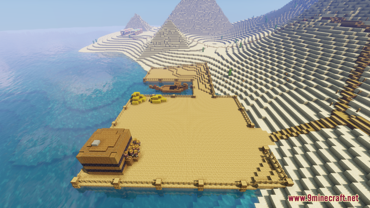 Desert Temple Island Map (1.21.1, 1.20.1) - For The Explorers 5