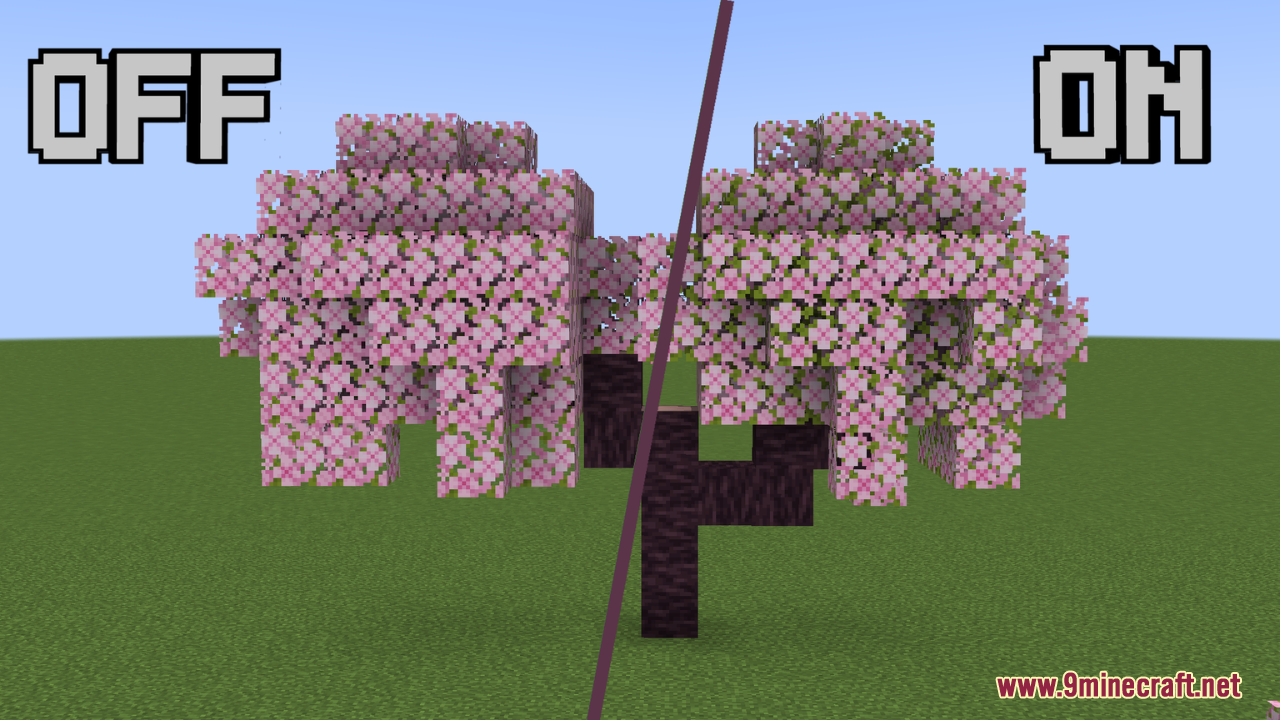 Diemant's Cherry Leaves Resource Pack (1.21.1, 1.20.1) - Texture Pack 14