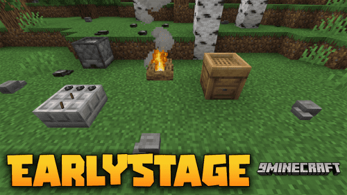 EarlyStage Mod (1.21.1, 1.20.1) – Crafting A Realistic Beginning Thumbnail