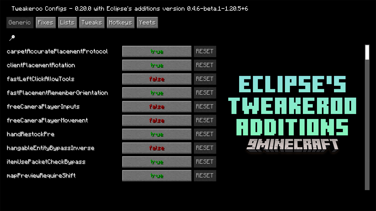 Eclipse's Tweakeroo Additions Mod (1.21.1, 1.20.1) - A Guide To The New Features 1