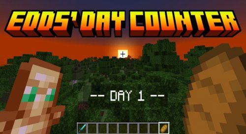 Edds’ Day Counter Addon (1.21) – MCPE/Bedrock Script Thumbnail