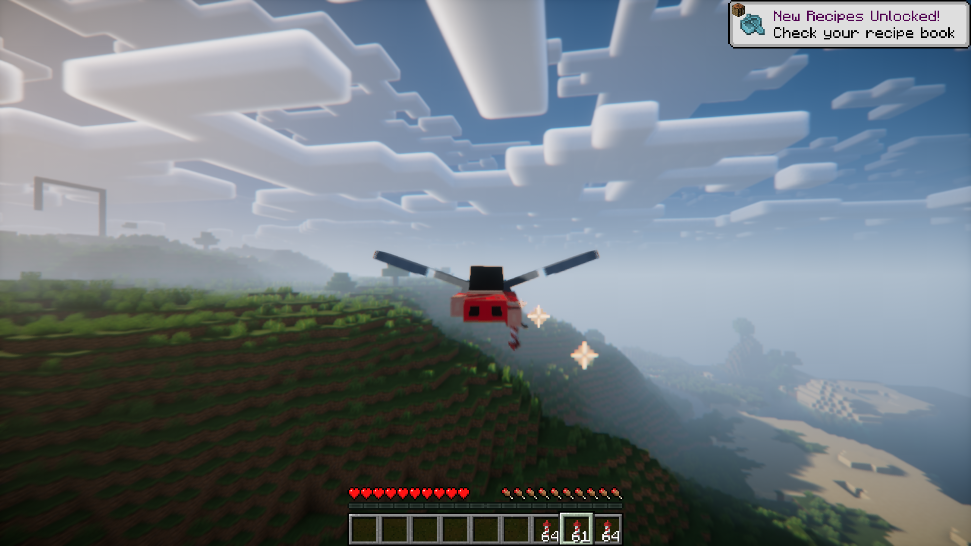 Elytra Recast Mod (1.20.4, 1.20.1) - Flight Continuity Upon Landing 3