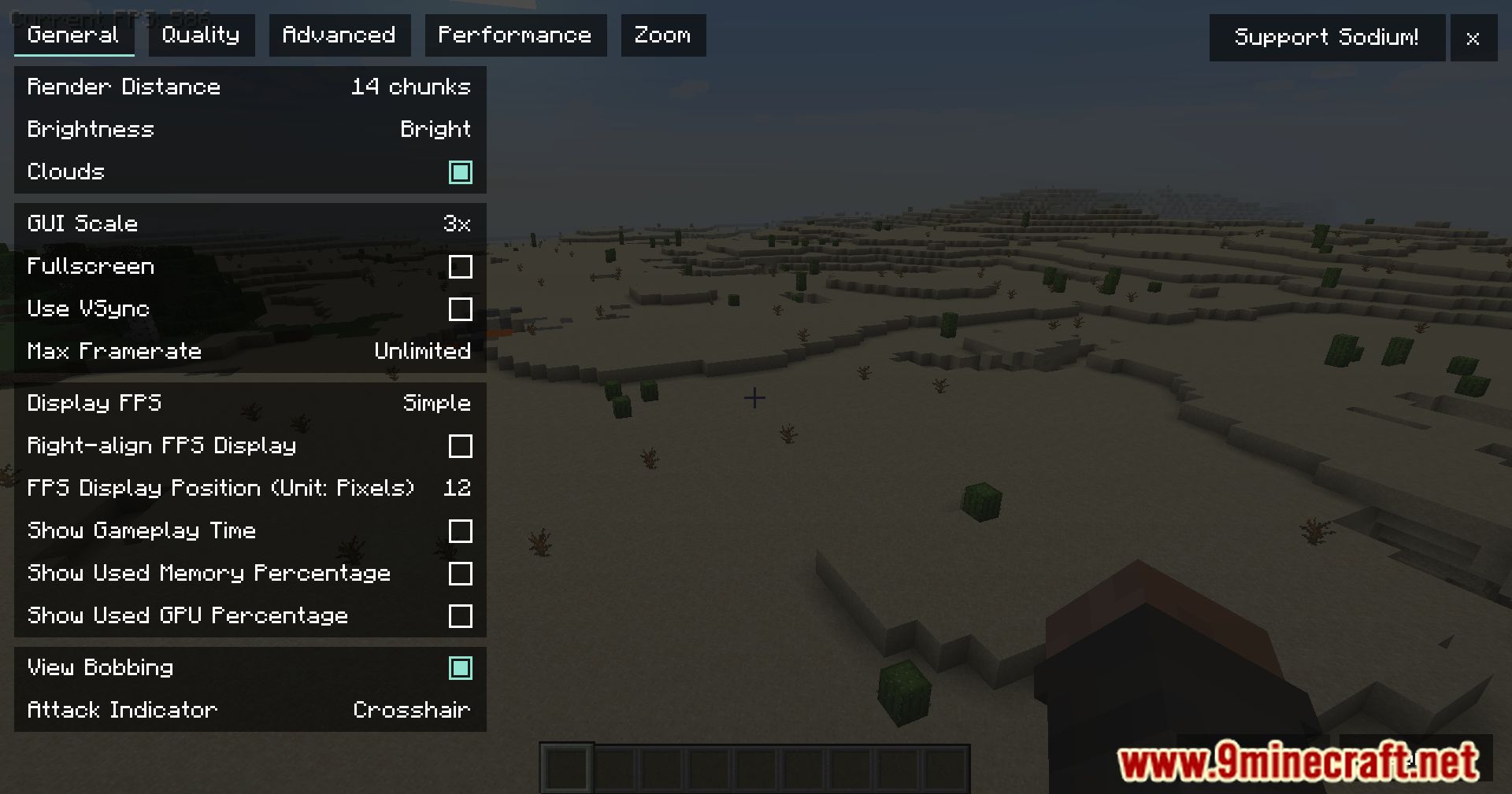 Embeddium Extras Mod (1.16.5) - Performance Tweaks 8