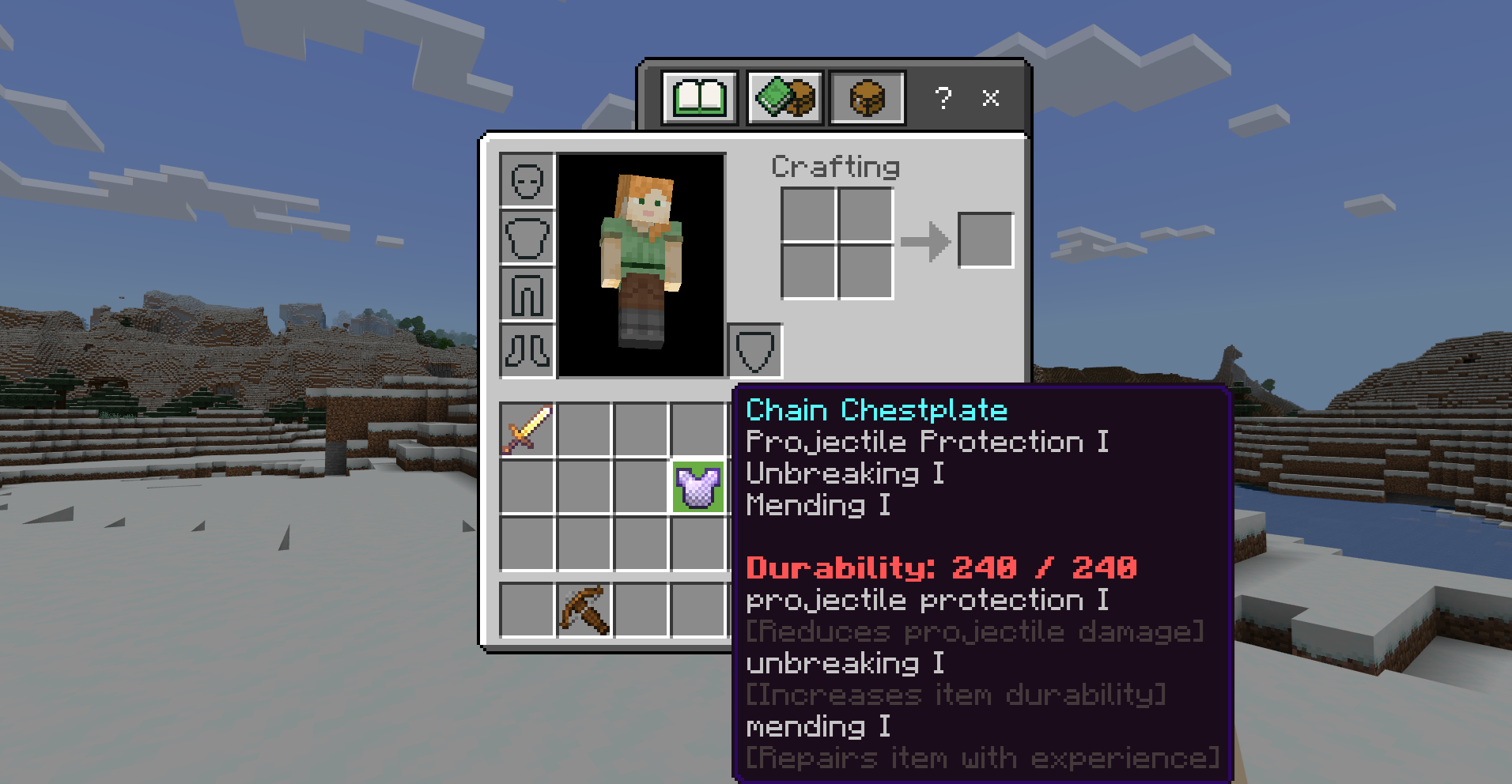 Enchantment Descriptions Addon (1.21) - MCPE/Bedrock Mod 3