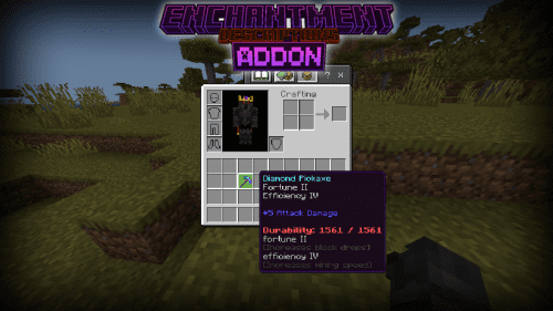 Enchantment Descriptions Addon (1.21) – MCPE/Bedrock Mod Thumbnail