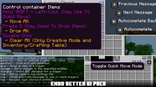 Endd Better UI Pack (1.21, 1.20) – MCPE/Bedrock Thumbnail