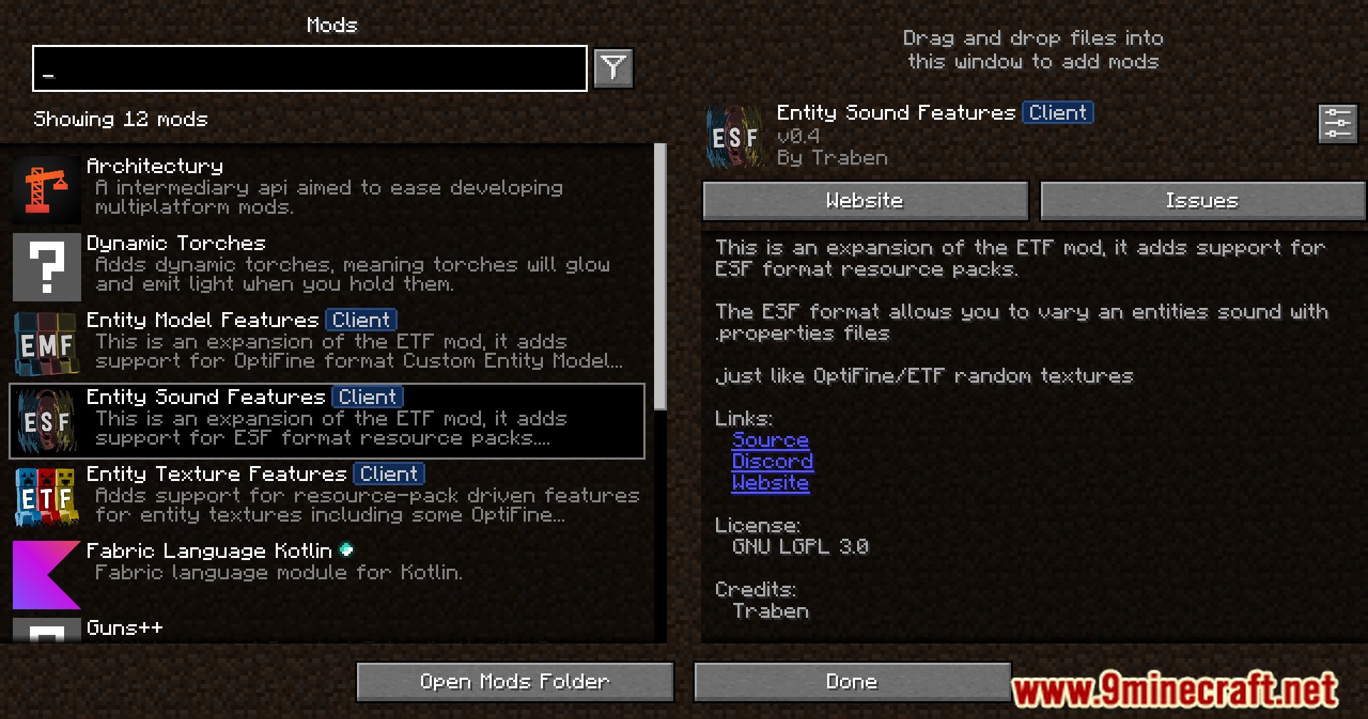 Entity Sound Features Mod (1.21.1, 1.20.1) - OptiFine-Compatible Sound Variations 2