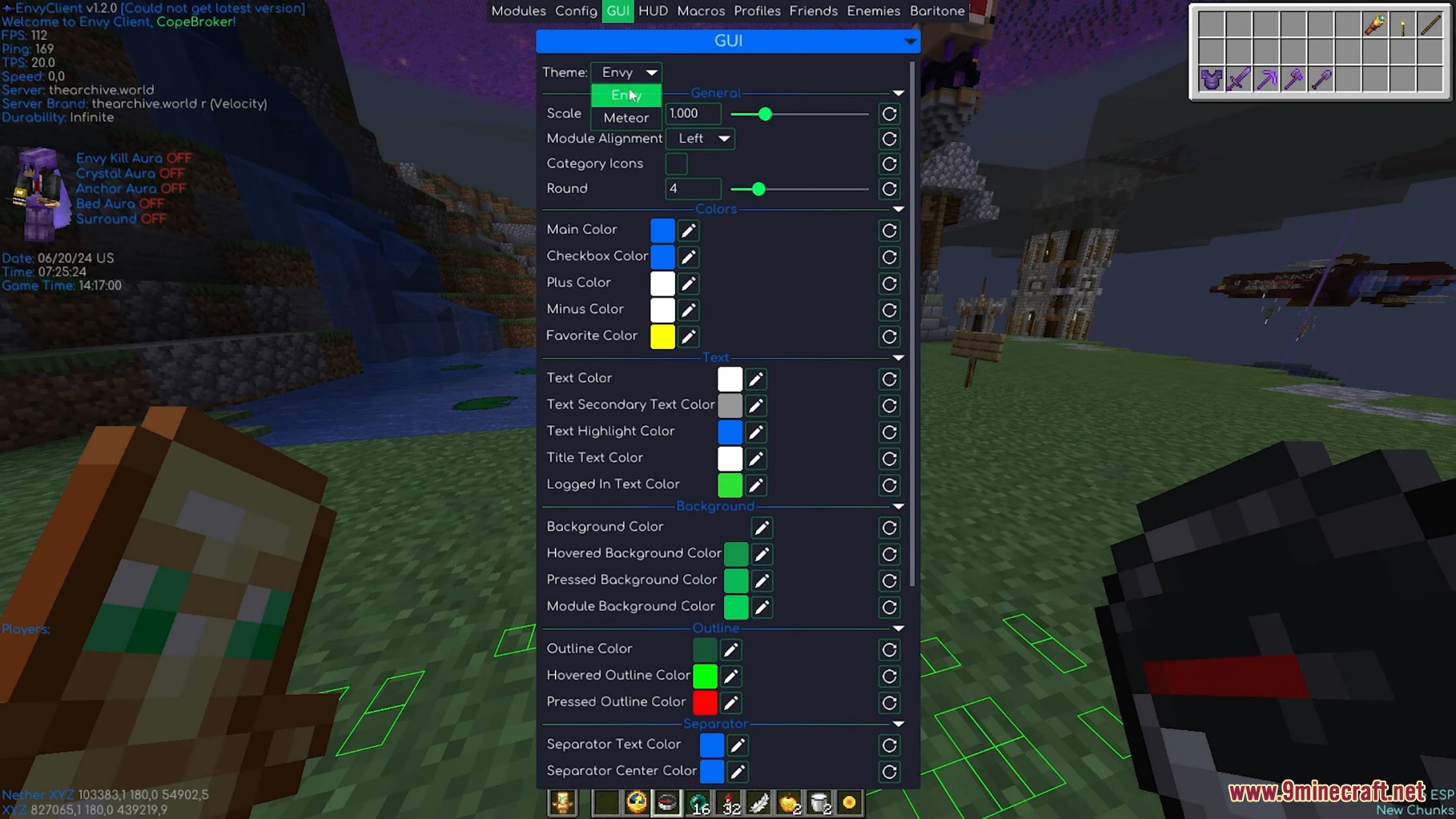 Envy Client Mod (1.19.3) - More Great Functions Than Any Other 4