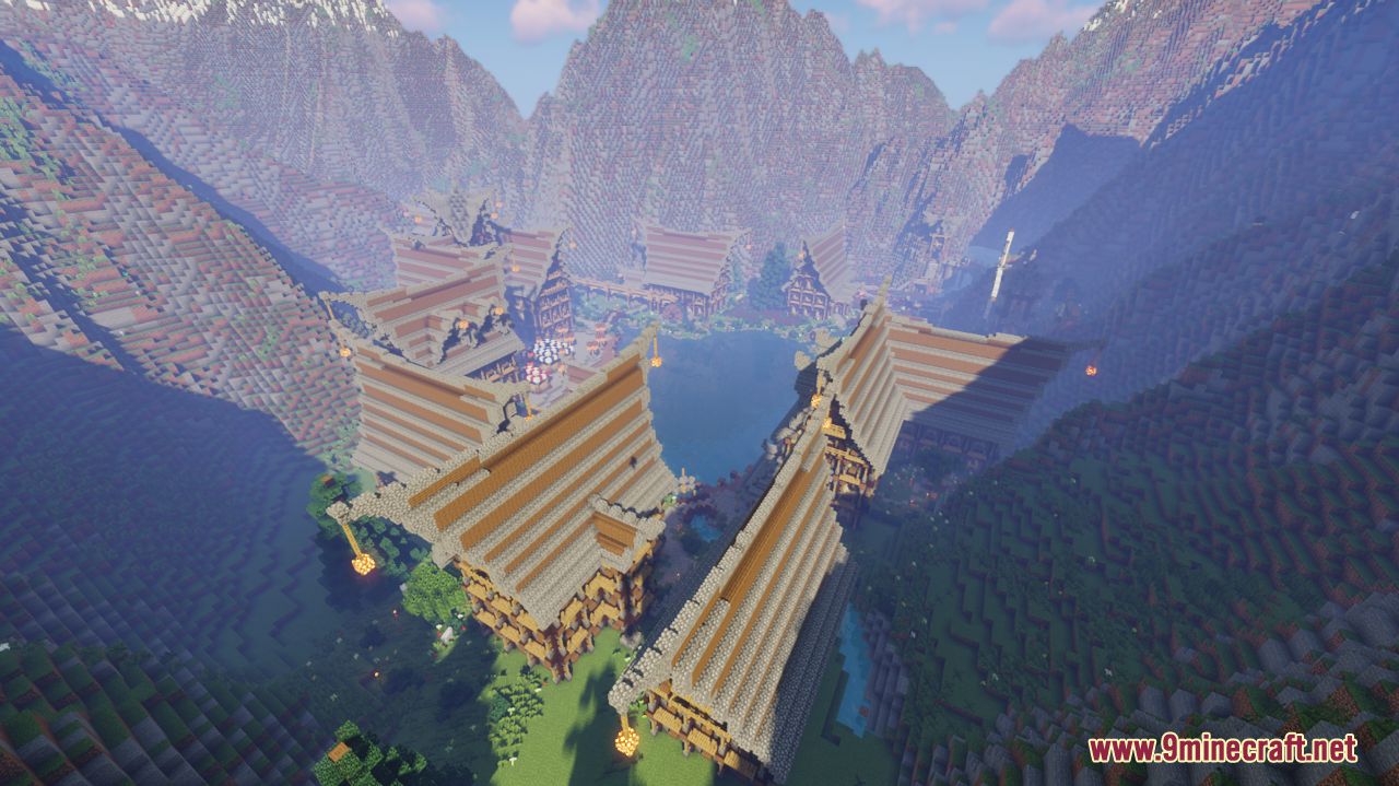 Epic Mountain Village Map (1.21.1, 1.20.1) - Picturesque Area 11