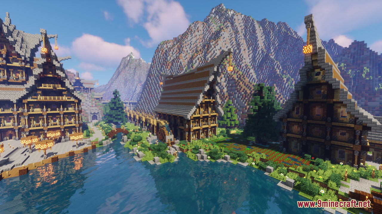 Epic Mountain Village Map (1.21.1, 1.20.1) - Picturesque Area 3