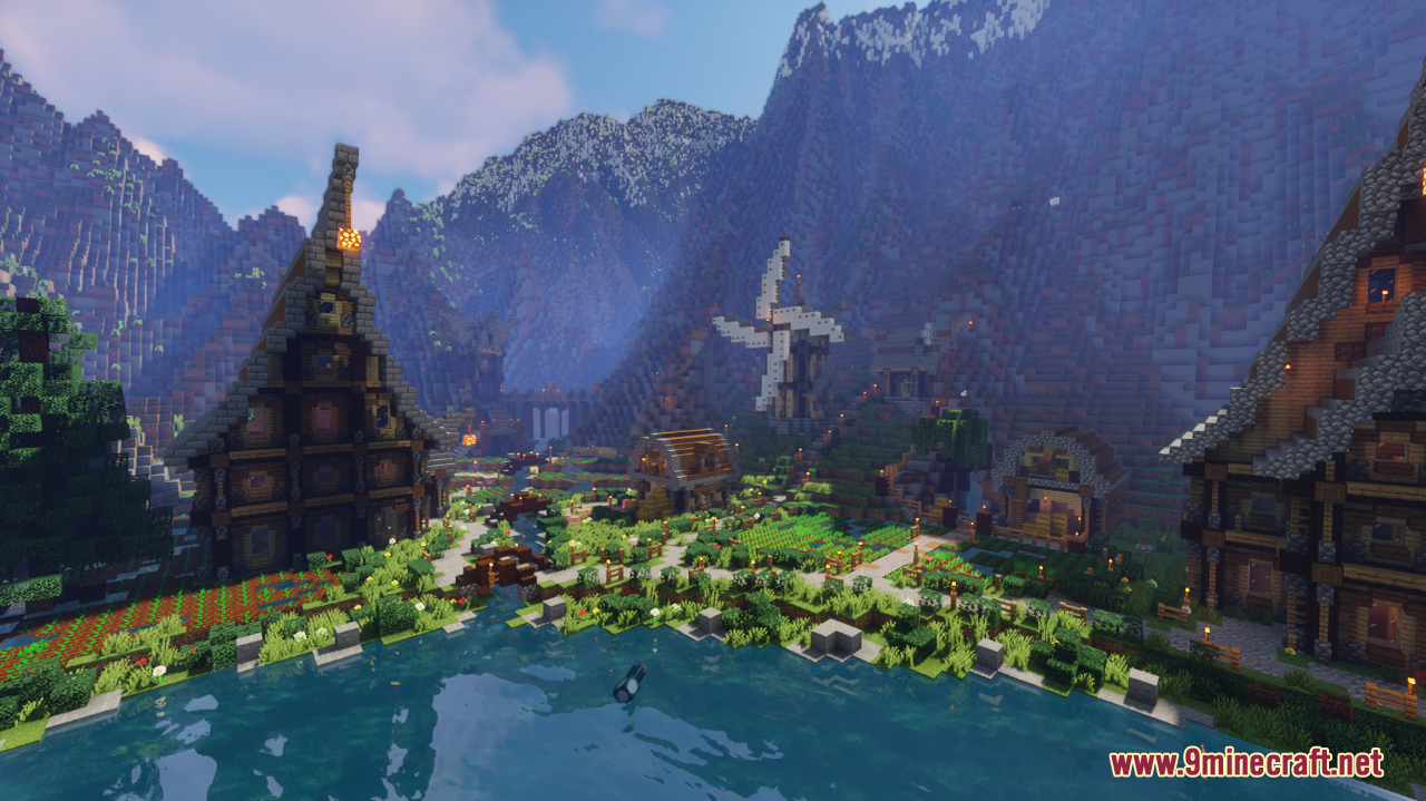 Epic Mountain Village Map (1.21.1, 1.20.1) - Picturesque Area 4