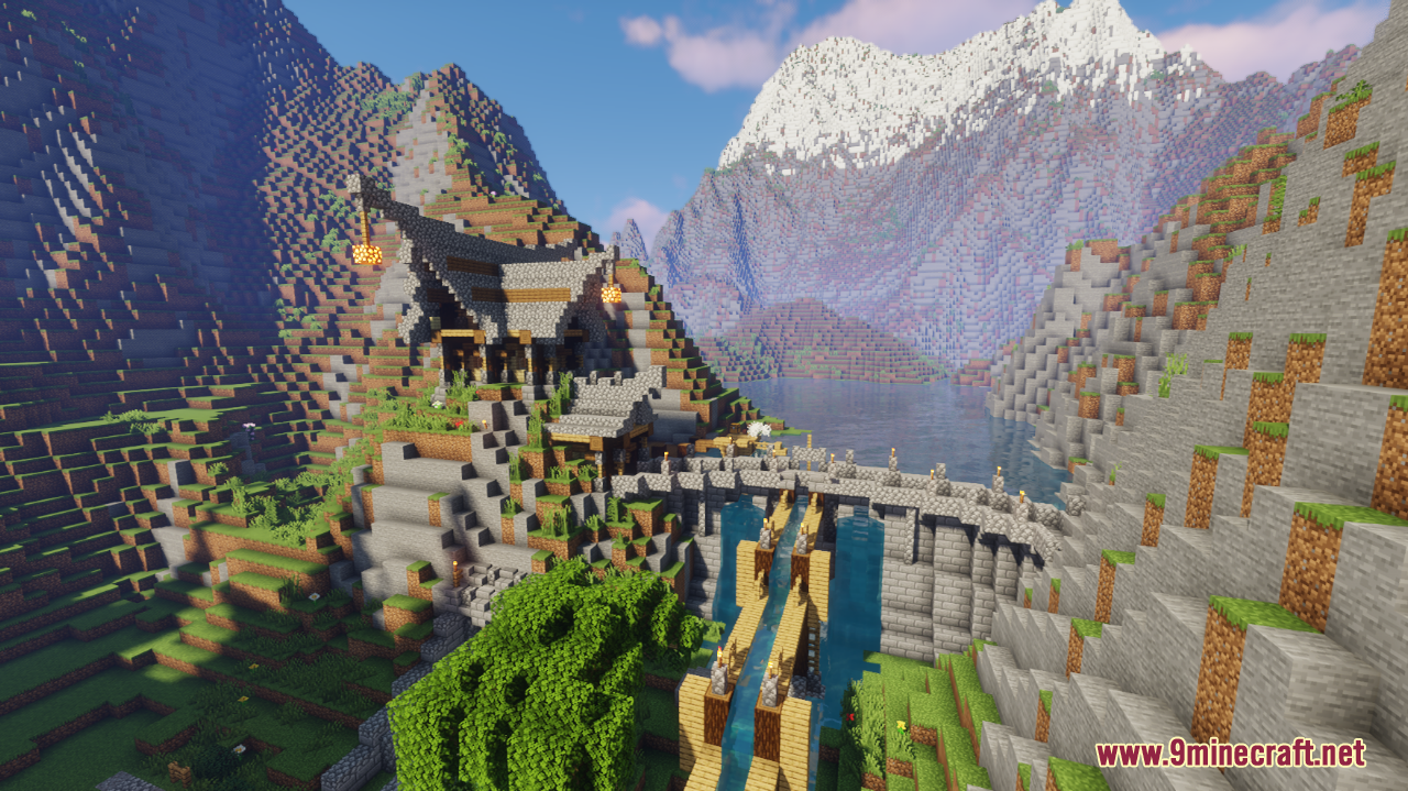 Epic Mountain Village Map (1.21.1, 1.20.1) - Picturesque Area 8