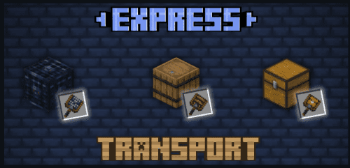 Express Transport Addon (1.21) – MCPE/Bedrock Mod Thumbnail