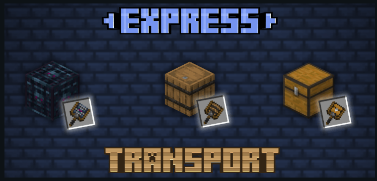 Express Transport Addon (1.21) - MCPE/Bedrock Mod 1