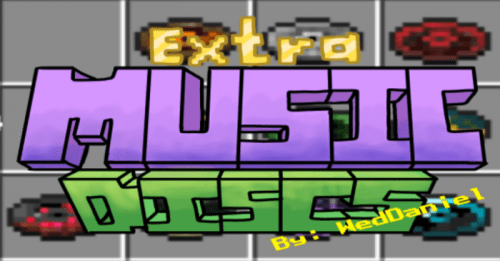 Extra Music Discs Addon (1.21) – MCPE/Bedrock Mod Thumbnail