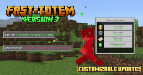 Fast Totem Addon (1.21) – MCPE/Bedrock Mod Thumbnail