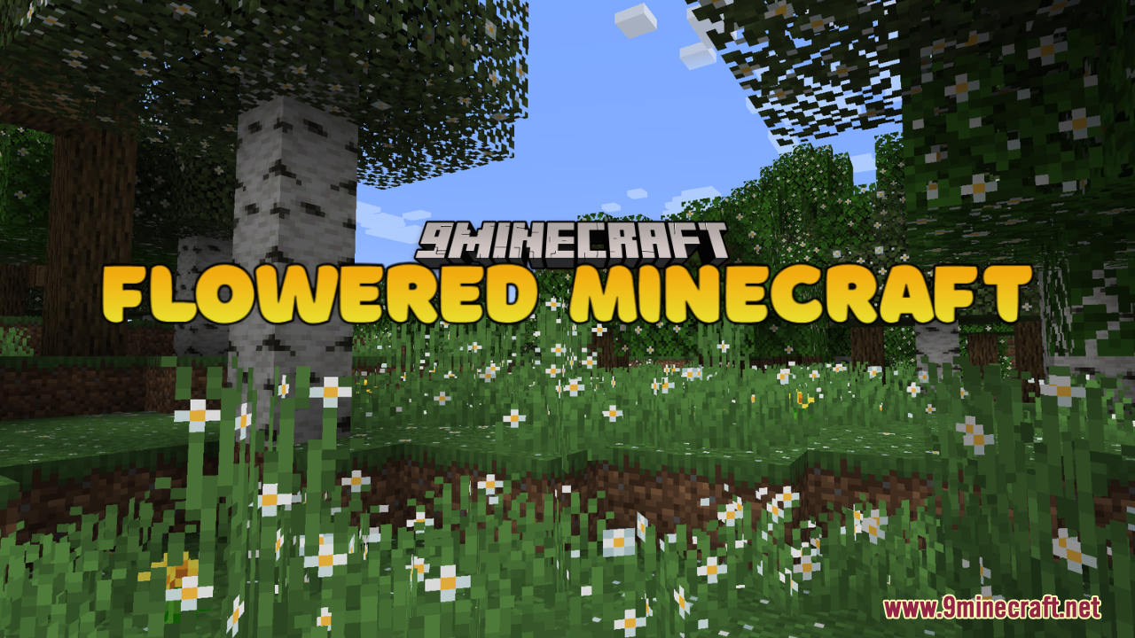 Flowered Minecraft Resource Pack (1.21.1, 1.20.1) - Texture Pack 1