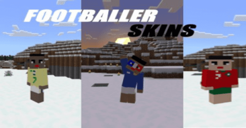 Football Player Skin Pack (1.21, 1.20) – MCPE/Bedrock Thumbnail