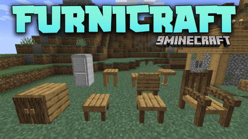 FurniCraft Mod (1.21.1, 1.20.1) – Unique Furniture Without Resource Packs Thumbnail