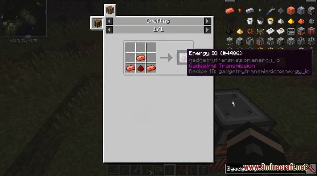 Gadgetry Transmission Mod (1.12.2) - Transmission Module for Gadgetry 5