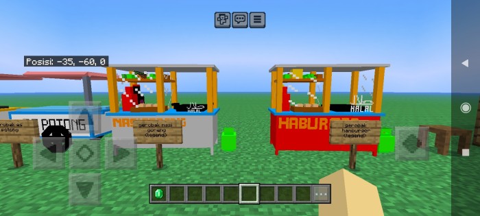 Gerobak Nuansa Indonesia Addon (1.21) - MCPE/Bedrock Mod 5