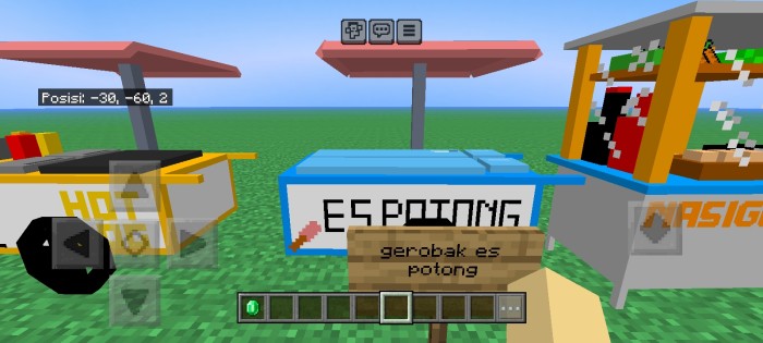 Gerobak Nuansa Indonesia Addon (1.21) - MCPE/Bedrock Mod 6