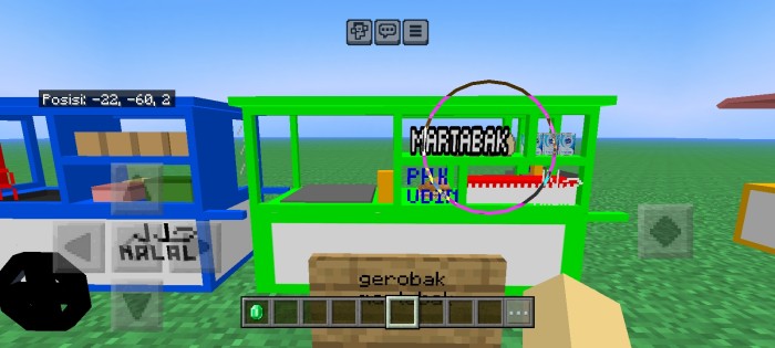 Gerobak Nuansa Indonesia Addon (1.21) - MCPE/Bedrock Mod 8