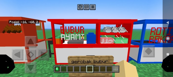 Gerobak Nuansa Indonesia Addon (1.21) - MCPE/Bedrock Mod 10